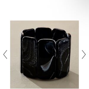 Free People Black Pattall Tomorrow Bangle